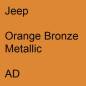 Preview: Jeep, Orange Bronze Metallic, AD.